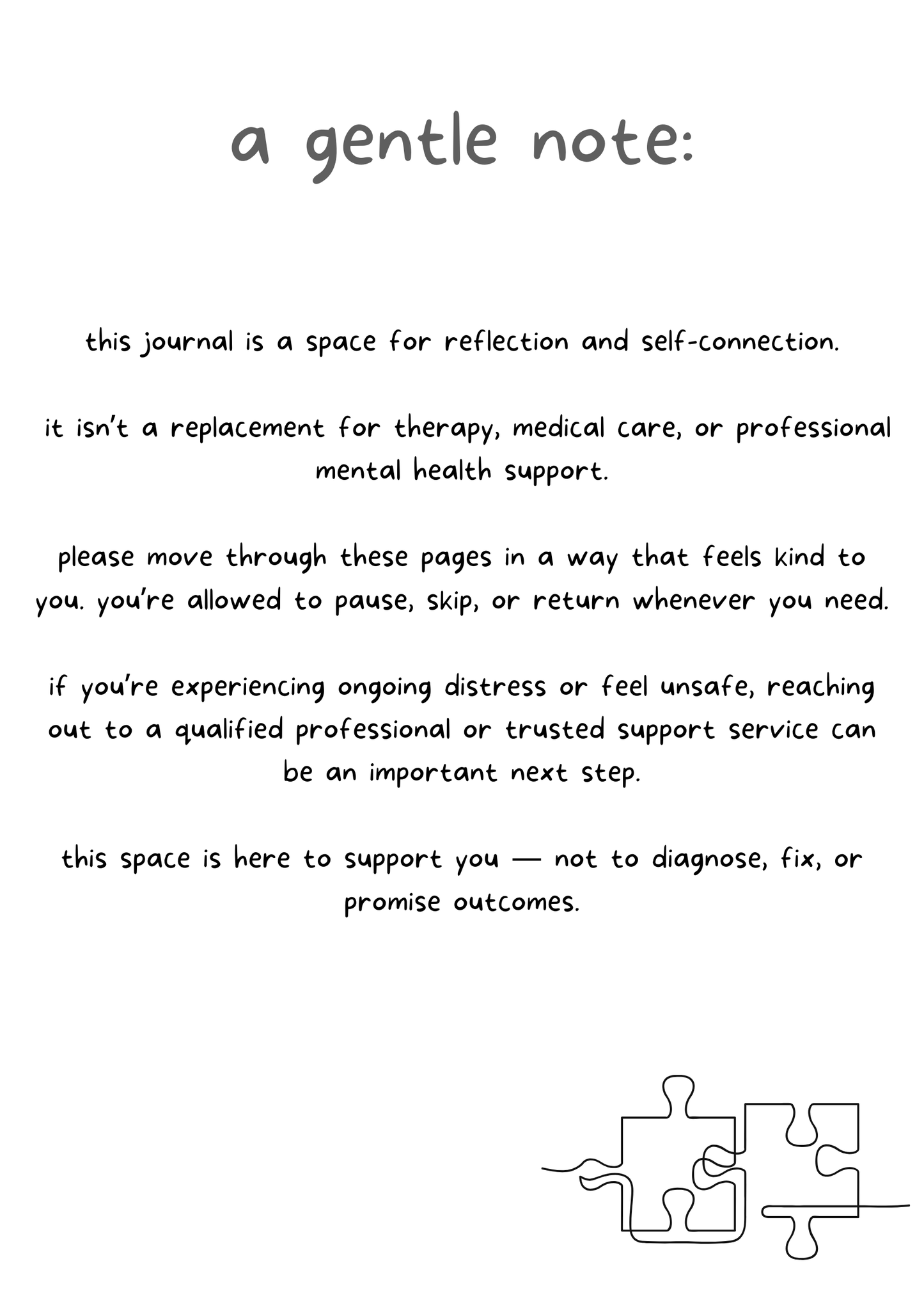 calm your mind journal