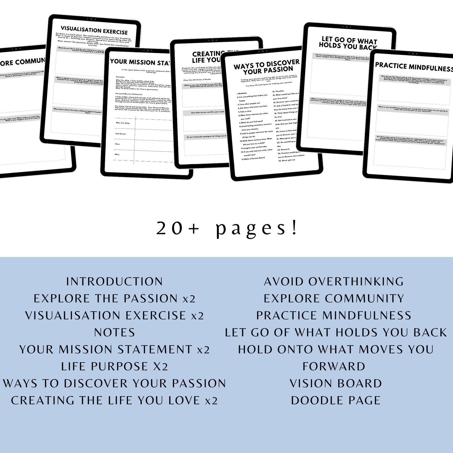 find your passion - planner