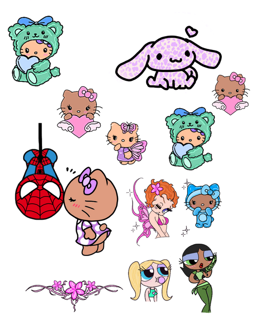 custom digital clip art- printable/ stickers